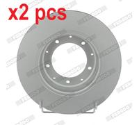 X2 PCS L&R SIDES BRAKE DISC DDF283C