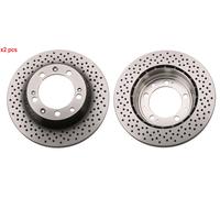 X2 PCS L&R SIDES BRAKE DISC DF6281