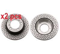 X2 PCS L&R SIDES BRAKE DISC DF6298S