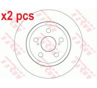 X2 PCS L&R SIDES BRAKE DISC DF6331
