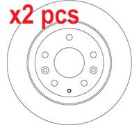 X2 PCS L&R SIDES BRAKE DISC DF6807