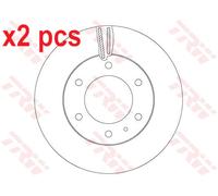 X2 PCS L&R SIDES BRAKE DISC DF6812S