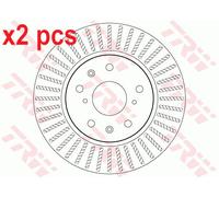 X2 PCS L&R SIDES BRAKE DISC DF7398