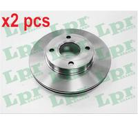 X2 PCS L&R SIDES BRAKE DISC F1621V