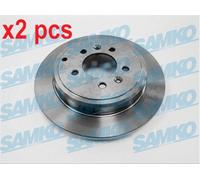 X2 PCS L&R SIDES BRAKE DISC P1271P
