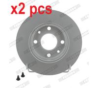 X2 PCS L&R SIDES DDF055C BRAKE DISC FITS FOR FERODO