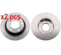 X2 PCS L&R SIDES DF6353 BRAKE DISC TRW