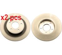 X2 PCS L&R SIDES DF6363 BRAKE DISC TRW
