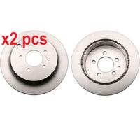 X2 PCS L&R SIDES DF6385 BRAKE DISC TRW