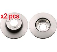 X2 PCS L&R SIDES DF6478S BRAKE DISC TRW