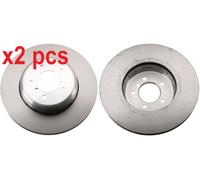 X2 PCS L&R SIDES DF6625S BRAKE DISC TRW
