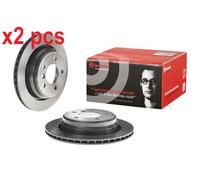X2 PCS L&R SIDES FITS ALPINA B10 4.6 V8 BRAKE DISC 09.6841.11 BREMBO