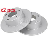 X2 PCS L&R SIDES FITS AUDI 100 C4 AVANT 2.0 E BRAKE DISC 16099 A.B.S.