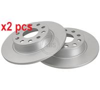 A.B.S. COATED Brake disc 18117 272 10 5 112 solid Coated VOLKSWAGEN: Golf 7, GOLF 6, Scirocco III, AUDI: A3 Sportback, A3 Hatchback, A3 Saloon