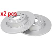X2 PCS L&R SIDES 17628 BRAKE DISC A.B.S.