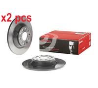 X2 PCS L&R SIDES FITS AUDI A3 SPORTBACK 1.8 TFSI BRAKE DISC 08.C501.11 BREMBO
