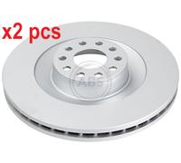 X2 PCS L&R SIDES FITS AUDI A6 C6 2.0 TFSI BRAKE DISC 17530 A.B.S.