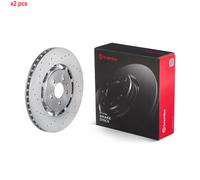 X2 PCS L&R SIDES FITS AUDI A6 C8 AVANT RS6 TFSI BRAKE DISC 09.D482.33 BREMBO