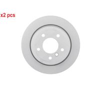 X2 PCS L&R SIDES FITS BMW 1 130 I BRAKE DISC 0986479263 BOSCH