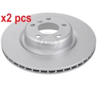 X2 PCS L&R SIDES FITS BMW 1 SPORTS HATCH 114 I BRAKE DISC 18451 A.B.S.