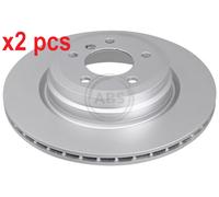 Pair of Rear Brake Discs for BMW 3 series X1 A.B.S. 17660