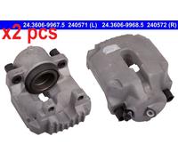 X2 PCS L&R SIDES FITS BMW 5 520 I BRAKE CALIPER 24360699675 ATE