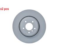 2x Brake disc two-part brake disc 0 986 479 E13 BOSCH for BMW 5 5 Touring 6