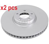 X2 PCS L&R SIDES FITS BMW 5 GRAN TURISMO 550 I BRAKE DISC 18372 A.B.S.