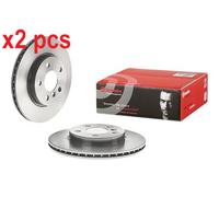 X2 PCS L&R SIDES FITS BMW I3 ELECTRIC BRAKE DISC 09.D208.11 BREMBO