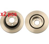 X2 PCS L&R SIDES FITS BMW X3 SDRIVE 20 I BRAKE DISC DF6352S TRW