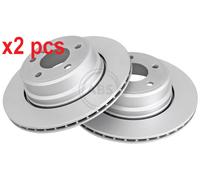X2 PCS L&R SIDES FITS BMW X5 4.4 I BRAKE DISC 17476 A.B.S.