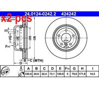 Front Brake Disc BMW:E89,Z4 34116794427 34116782601