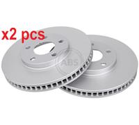 X2 PCS L&R SIDES FITS BUICK PARK AVENUE 3.8 SUPERCHARGED BRAKE DISC 17254 A.B.S.