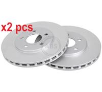 X2 PCS L&R SIDES FITS CHRYSLER CIRRUS 2.0 LX BRAKE DISC 16725 A.B.S.