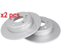 X2 PCS L&R SIDES FITS CHRYSLER CROSSFIRE 3.2 BRAKE DISC 15815 A.B.S.