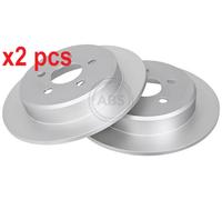 X2 PCS L&R SIDES FITS CHRYSLER NEON 1.8 16V BRAKE DISC 16724 A.B.S.