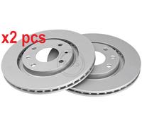 X2 PCS L&R SIDES FITS CITROËN BERLINGO / BERLINGO FIRST BRAKE DISC 15841 A.B.S.