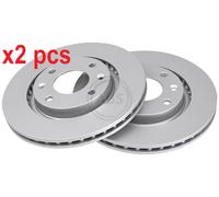 X2 PCS L&R SIDES FITS CITROËN BERLINGO / BERLINGO FIRST BRAKE DISC 17336 A.B.S.