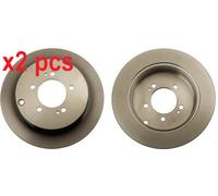 X2 PCS L&R SIDES FITS CITROËN C-CROSSER 2.4 16V BRAKE DISC DF4963 TRW