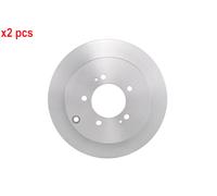 X2 PCS L&R SIDES FITS CITROËN C4 AIRCROSS 1.6 BRAKE DISC 0 986 479 318 BOSCH