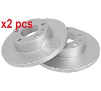 ABS All Brake Systems – Brake Disc 16290 – Front Set 2 pcs L&R – Fits Citroën/Fiat/Peugeot