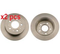 X2 PCS L&R SIDES FITS CITROËN RELAY II VAN 2.0 BLUEHDI BRAKE DISC DF4770 TRW