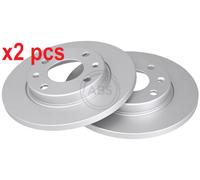 X2 PCS L&R SIDES FITS CITROËN XSARA 1.4 I BRAKE DISC 16920 A.B.S.