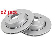 X2 PCS L&R SIDES FITS DAIMLER DAIMLER XJ SIX 4.0 BRAKE DISC 16999 A.B.S.