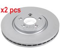 X2 PCS L&R SIDES 18093 BRAKE DISC A.B.S.