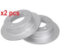 X2 PCS L&R SIDES FITS FOR DAEWOO KORANDO 2.3 BRAKE DISC 17016 A.B.S.