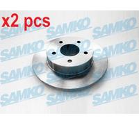 X2 PCS L&R SIDES FITS FOR NISSAN ALMERA TINO 1.8 BRAKE DISC N2004P LPR