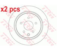 X2 PCS L&R SIDES FITS FOR NISSAN ALTIMA 3.5 BRAKE DISC DF7369 TRW