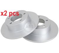 X2 PCS L&R SIDES FITS FOR NISSAN INTERSTAR VAN DCI 110 BRAKE DISC 18182 A.B.S.