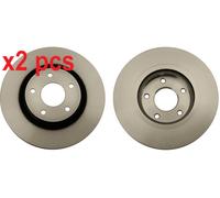 X2 PCS L&R SIDES FITS FOR NISSAN JUKE 1.6 DIG-T 4X4 BRAKE DISC DF4964 TRW
